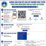 HƯỚNG DẪN XEM KẾT QUẢ XÉT NGHIỆM TRỰC TUYẾN TRÊN PHẦN MỀM BỆNH VIỆN ĐA KHOA HẢI DƯƠNG